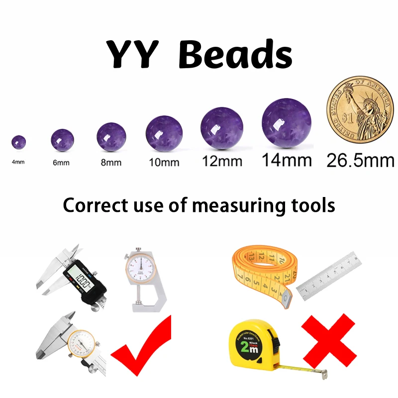 

5A Quality Natural Citrines Yellow Quartz Crystal Beads Round Loose Beads For Jewelry Making DIY Bracelet Accessories 15" 6-12mm