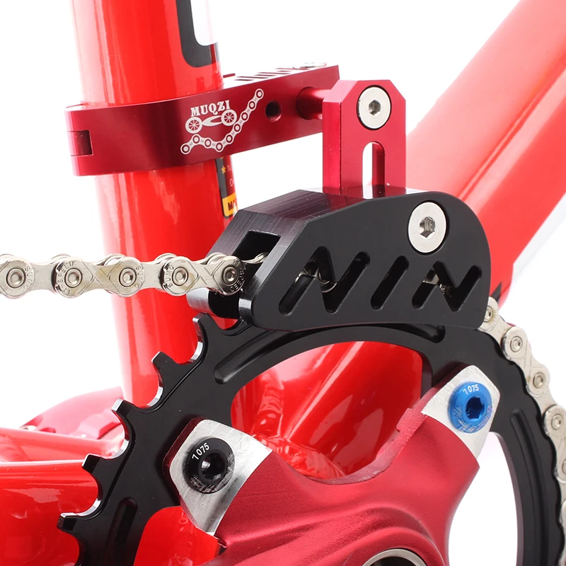 

Bicycle Chain Guide Single Crankset 28.6 31.8 34.9 Clamp Adjustable Cycling MTB Bike Chain Guide Protector Stabilizer Tensioner