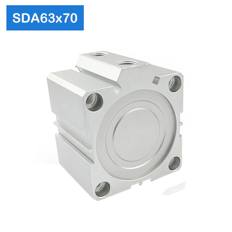 SDA63 * 70 63 мм диаметр Ход Компактный воздушный цилиндр SDA63X70 двойного действия