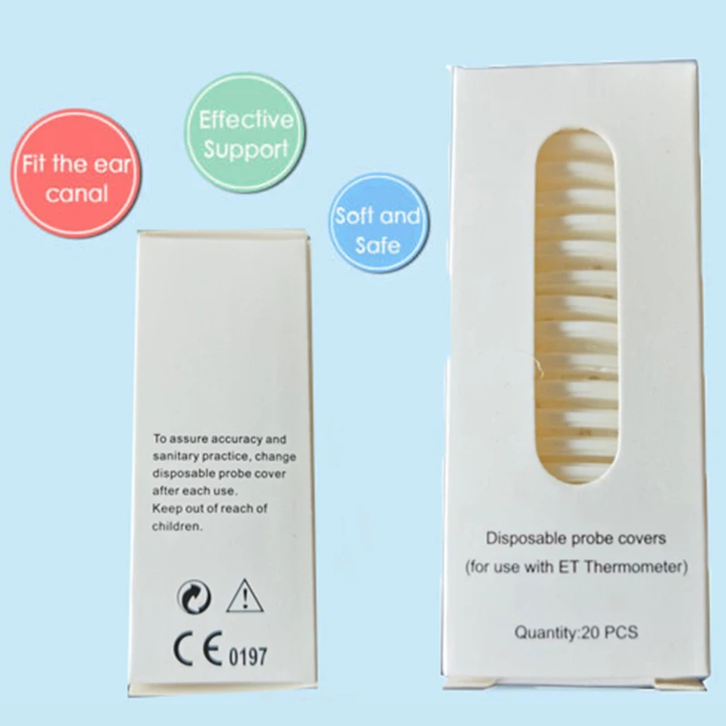 

Covers Thermoscan Replacement Lens Ear Thermometer Filter Caps 20Pc