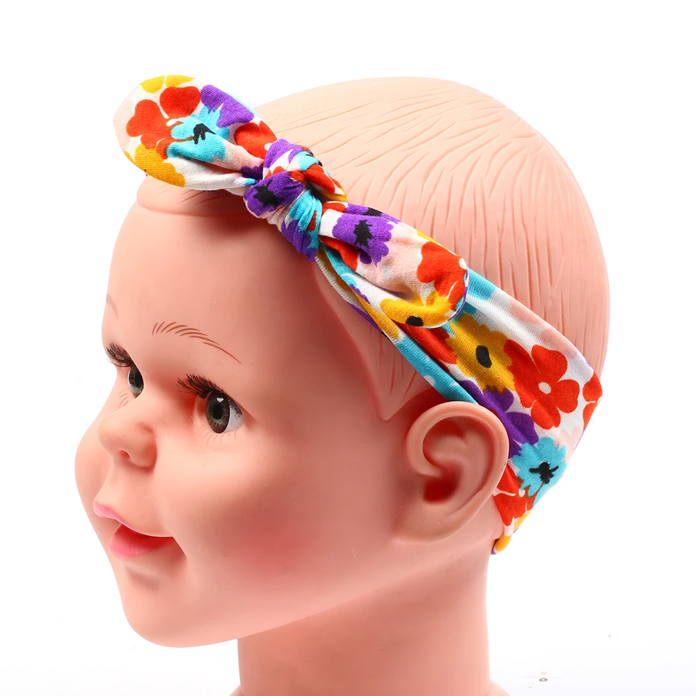 Повязка для волос повязка на голову с бантом тюрбан головные уборы новорожденных