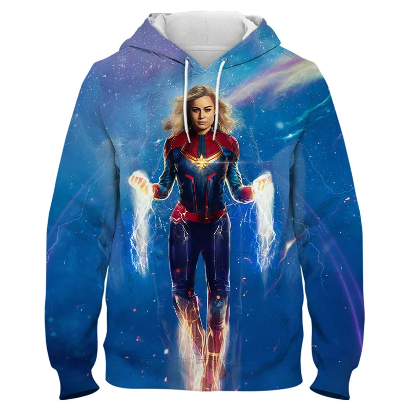 Толстовка с капюшоном и 3D-принтом в стиле Харадзюку | Мужская одежда