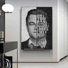 Настенный постер с изображением волка улицы Джордана белфорта, Картина на холсте, настенные картины, Постер для гостиной