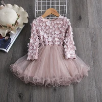 princess new year dress for girls childrens birthday party costume children tulle fabrics elegant wedding gown for 3 4 5 6 7 8t