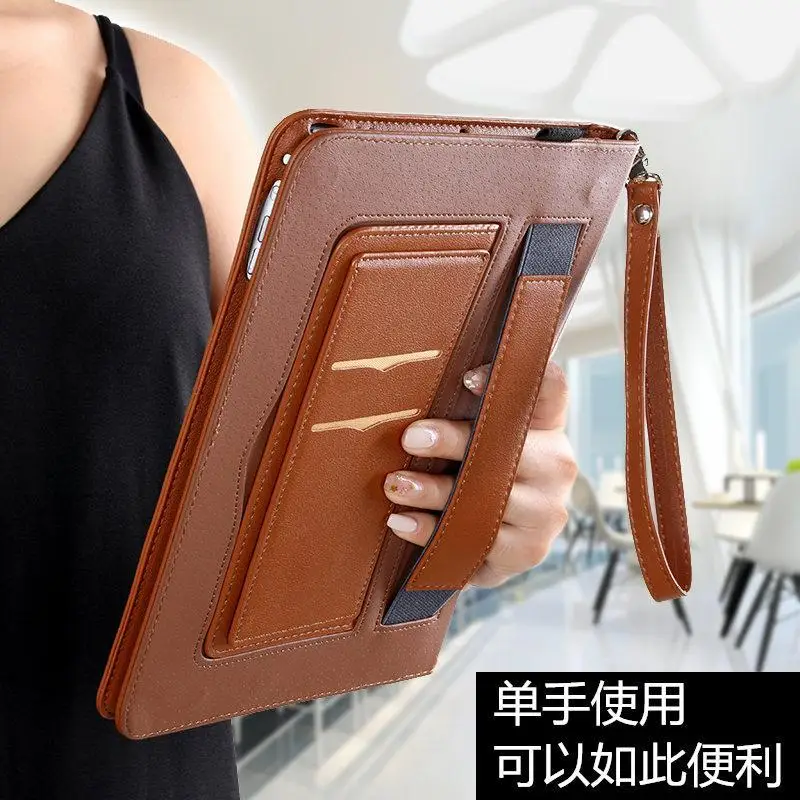 Чехол для huawei MediaPad M5 Lite 8,0/T5 8 дюймов, бизнес кожаный ремень держатель Стенд чехол для планшета Авто Режим сна/пробуждения