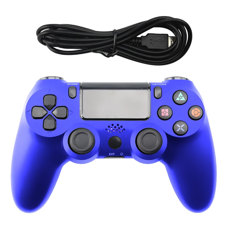 Wired Blue USB проводной/Bluetooth беспроводной геймпад для PS4 контроллер для playstation 4 консоль джойстик для Dualshock 4 геймпад для PS3 PC - Цвет: Wired Blue