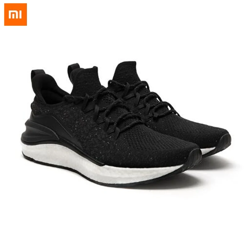 Новый Xiaomi Mijia кроссовки 4 мужские легкие дышащие стельки Fishbone замок 4D Fly ткачество