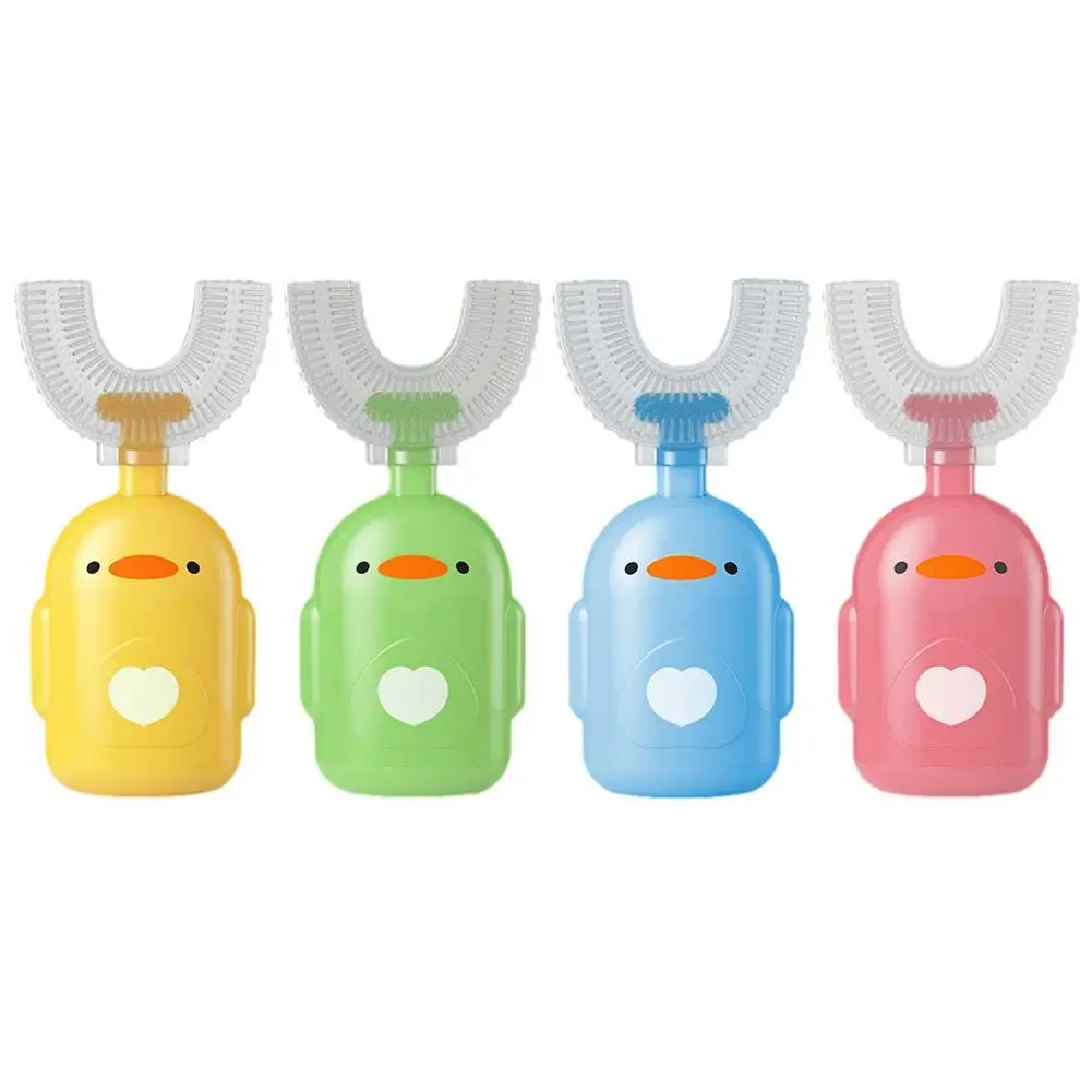 

Silicone Baby Toothbrush Manual Children's U-Shaped Toothbrush Oral Cleaning Manual U-shaped Children's Toothbrush