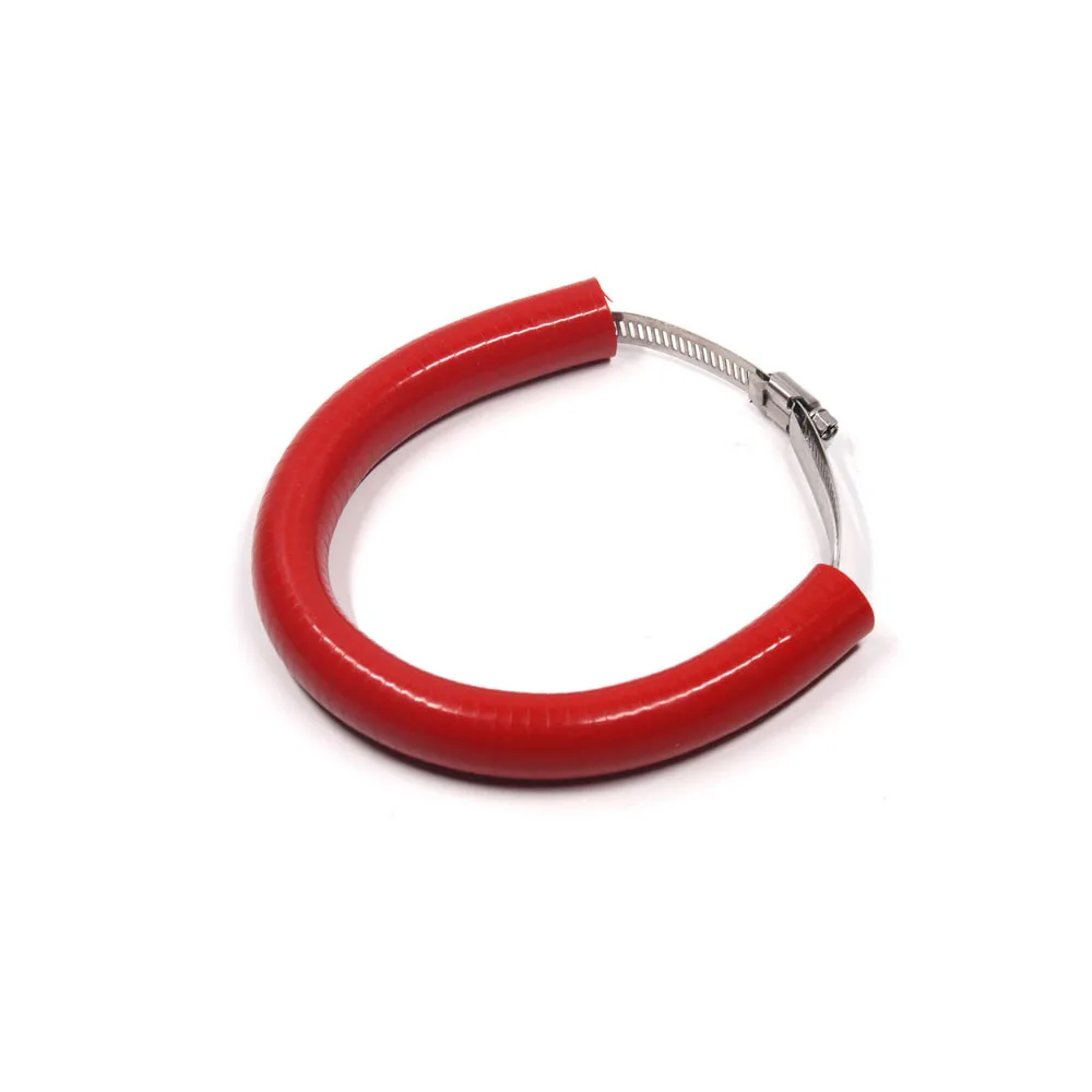 C RED Для KTM EXC-F/EXC/SX-F 450/350/530/525/500 Аксессуары для мотоциклов глушитель/круглый овальные выхлопные протектор может покрыть 3 стиля - Цвет: C RED