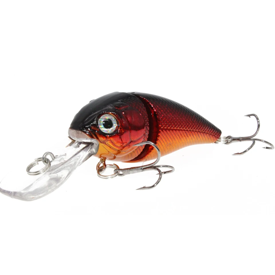 

8.5cm 14.5g Black Minnow Wobblers Pike Fishing Lure Artificial Bait Hard Swimbait Mini Crankbaits Fsihing Tackle Lures