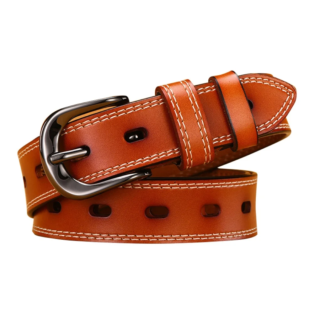 

Fashion Women Faux Leather Adjustable Buckle Jeans Pants Waist Belt Waistband