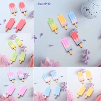 mix colors ice popsicle resin charms for handmade bracelets necklace earring key chain diy jewelry