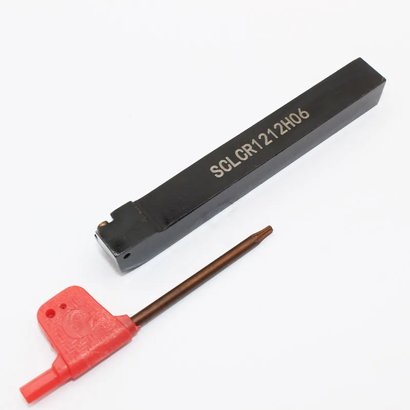 1PC Держатель SCLCR1212H06 внутренней резки +10PCS Вставки карбида CCMT060204 UE6020 CNC для токарного инструмента+1шт Ключ вкл.