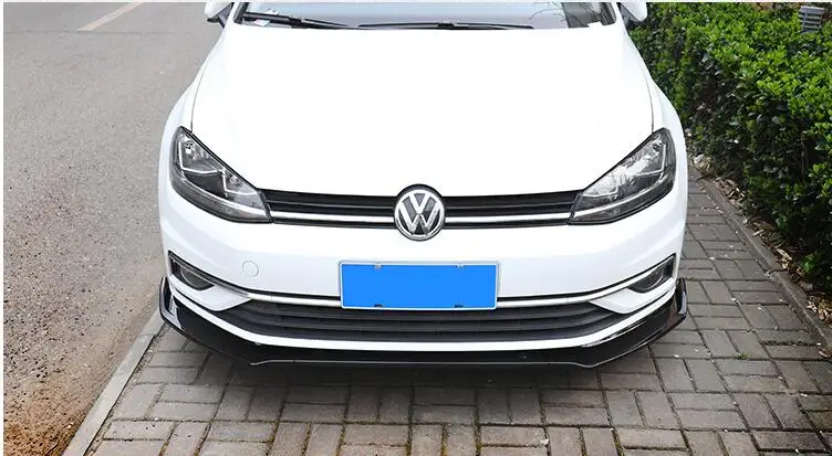 Для Volkswagen Golf 7 5 Body kit спойлер 2016 2018 для ABS задний передний бампер диффузор защитные