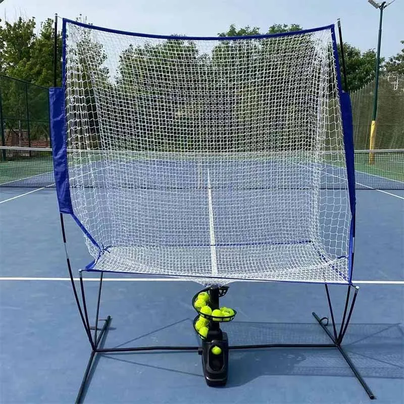 

Tennis Toss Machine Teaching Throwing Delivery Self-service Training Assist Portable Set Single Practice