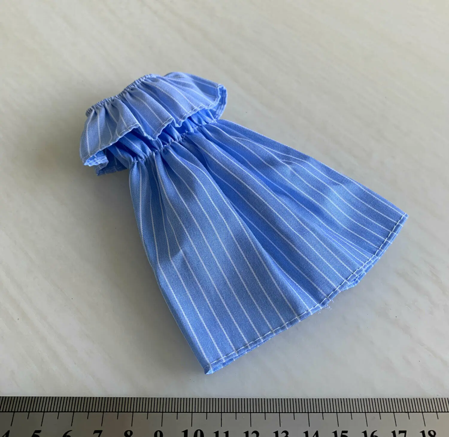 

1/6 Scale Female Soldier Blue Sexy Tube Dress Model for 12" Action Figure Doll