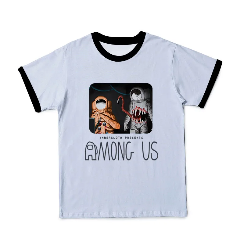 

Summer 3D Print T-shirt Among Us Children's Clothing Girls/Boys O-Neck Funny T-shirts Tops Hot Game T Shirt For Kids 4T-14T