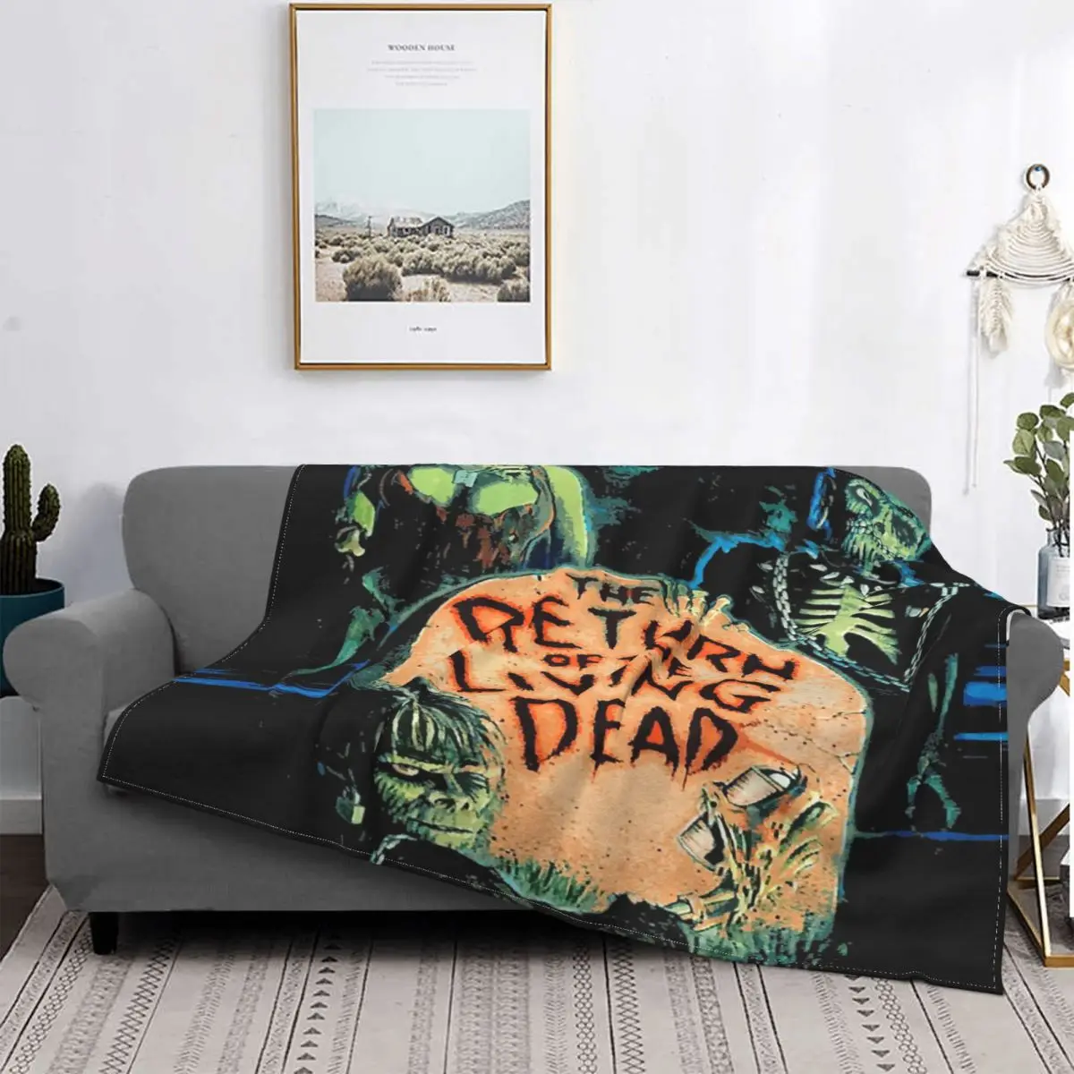 

Manta a cuadros el regreso de los muertos, colcha, edredón para cama, toalla, manta a cuadros, colcha, 220x240