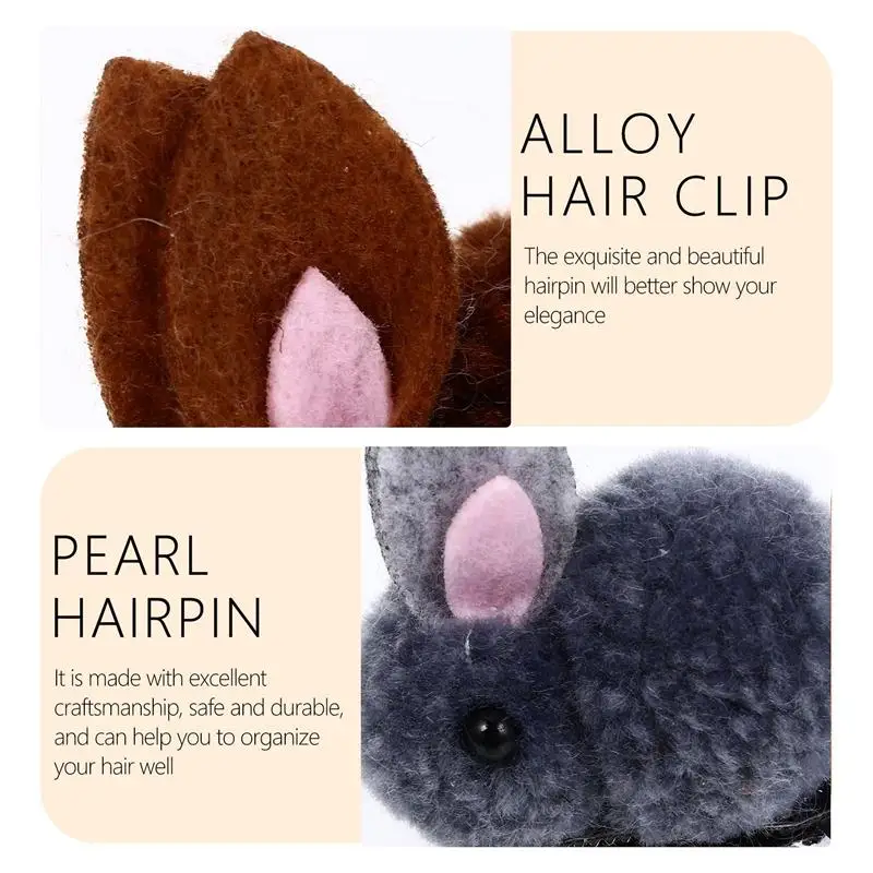 10 шт. пасхальные яйца повязка на голову плюшевые заколка для волос в виде кролика