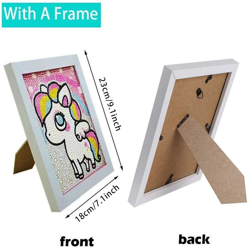 Алмазная живопись единорог пони для детей полный набор рисования по номерам с