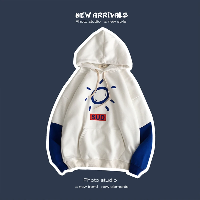 Разборные 2020 новые толстовки большого размера женские с капюшоном теплые