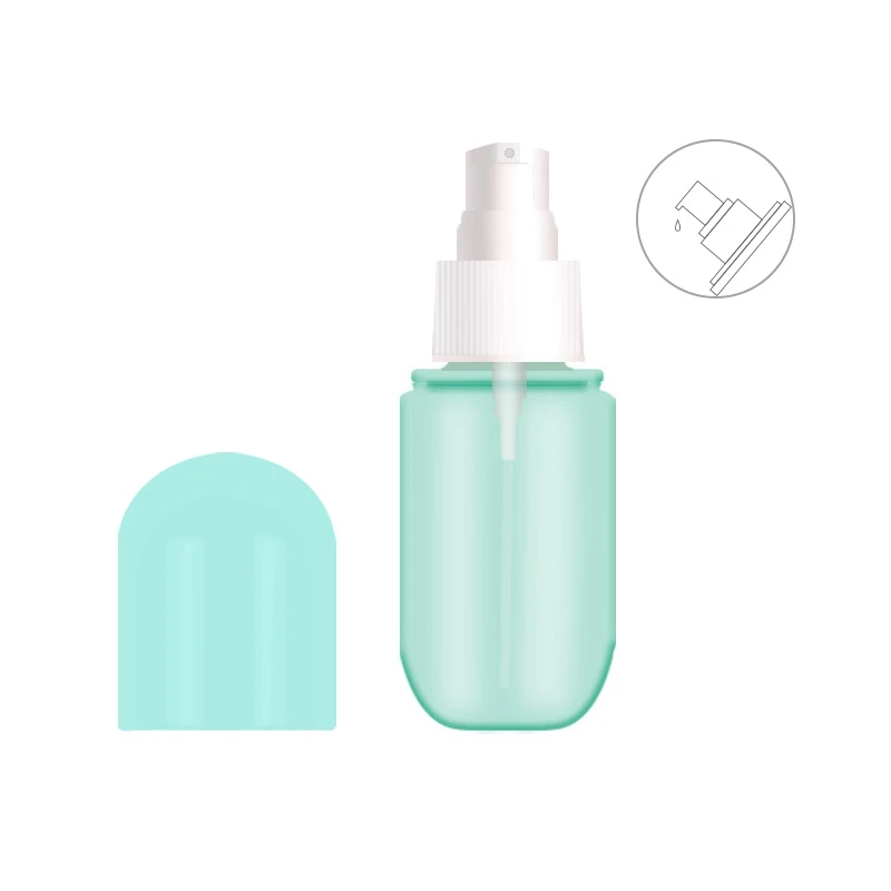 Green emulsion Пустая бутылка эмульсии многоразовая бутылка для лосьона Бутылочки для шампуня бутылка для духов для ванной портативный контейнер для образцов - Цвет: Green emulsion