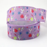 cartoon conch printed grosgrain ribbon tape clothing bakery hairbow gift wrapping hairbow headwear diy decoratio 16 75mm