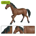 Экшн-фигурки животных, пластиковые, 19 см, ПВХ, коллекция моделей лошадей, кукла, образовательные игрушки для детей, подарок