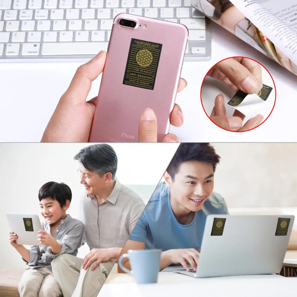 Стикеры + кулон энергетический подарочный набор для здоровья 5 шт. стикер анти