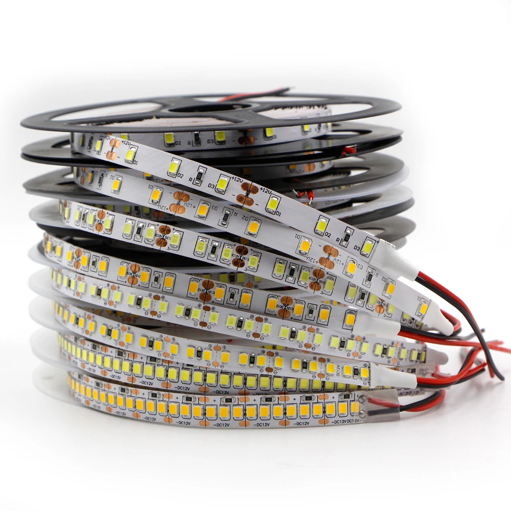 СВЕТОДИОДНАЯ лента SMD 2835 5 в пост. Тока 12 В 24 м белая светодиодная водостойкая
