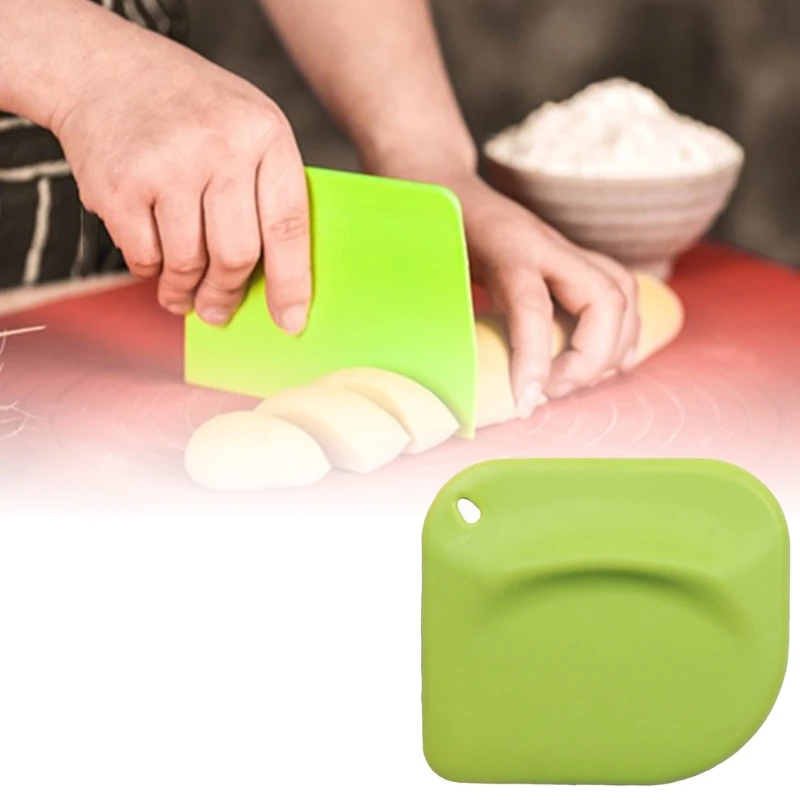 Силиконовый скребок для теста гибкий многоцелевой кухонный шпатель хлеба торта