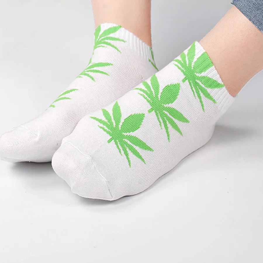Hot Sale New Product High Quality Tide Sox Japanese Style Simple Maple Leaf Pattern Casual Men's Ankle Socks For Gifts | Мужская