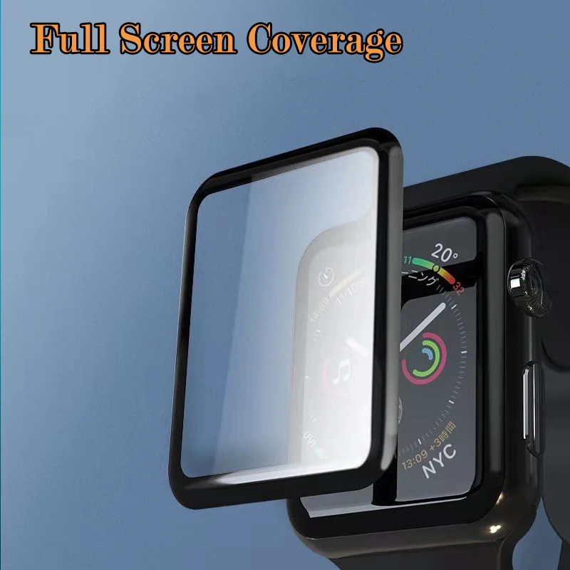 

1/2/3х пленки для наручных часов Apple Watch 6 горячей гибки композитный Apple Watch 38 / 40 / 42 / 44 полный Экран защитная пленка