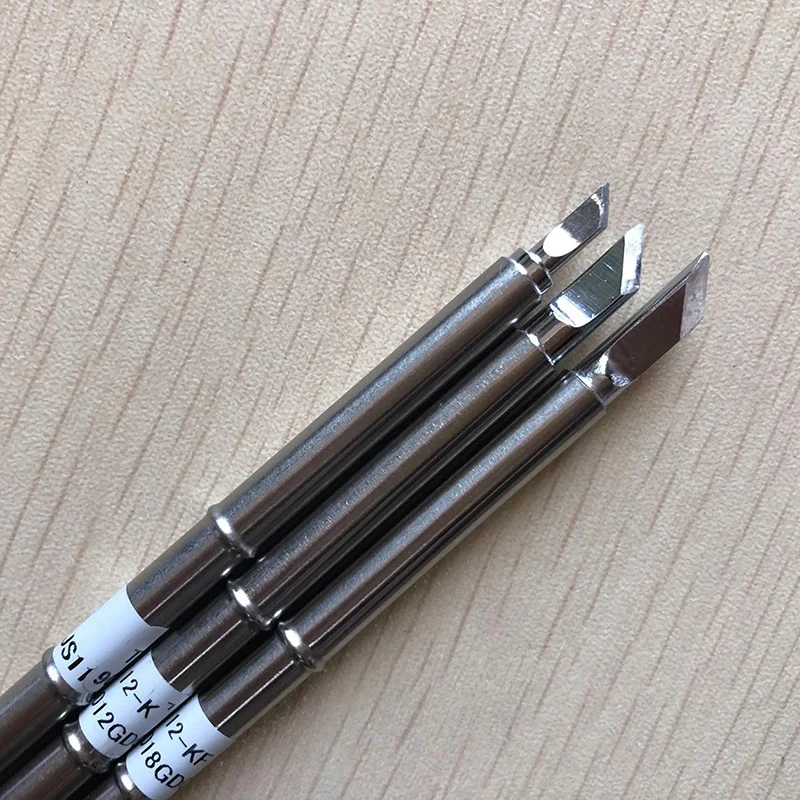 

3Pcs T12 Series Iron Tip T12-K KU KF for HAKKO Solder Iron Tips Soldering Welding Stings
