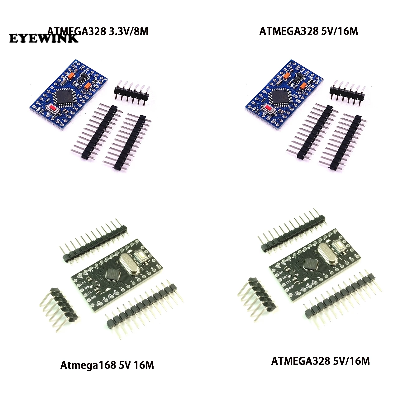 1 шт./лот Pro Mini 168/328 Atmega168 5V 16M / ATMEGA328P MU 328P ATMEGA328 5V/16MHz для совместимого модуля Nano