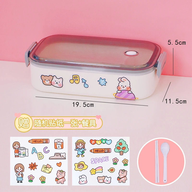 

Women Lunch Box for Kids School Children Microwavable Insulated Food Storage Lunch Box Microwave Fiambrera Tableware BY50FH