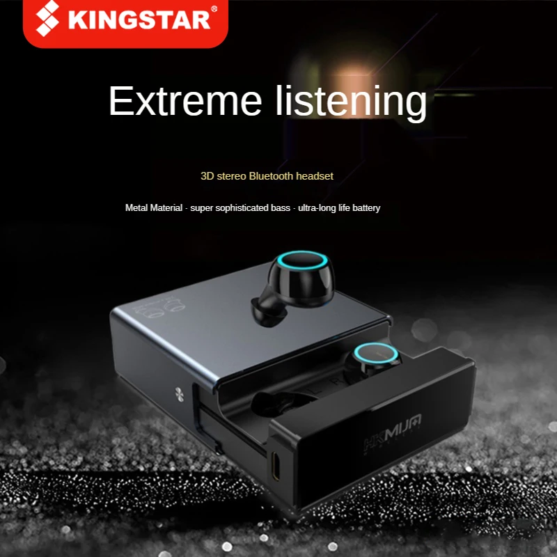 

TWS-стереонаушники KINGSTAR с микрофоном и поддержкой Bluetooth 5,0