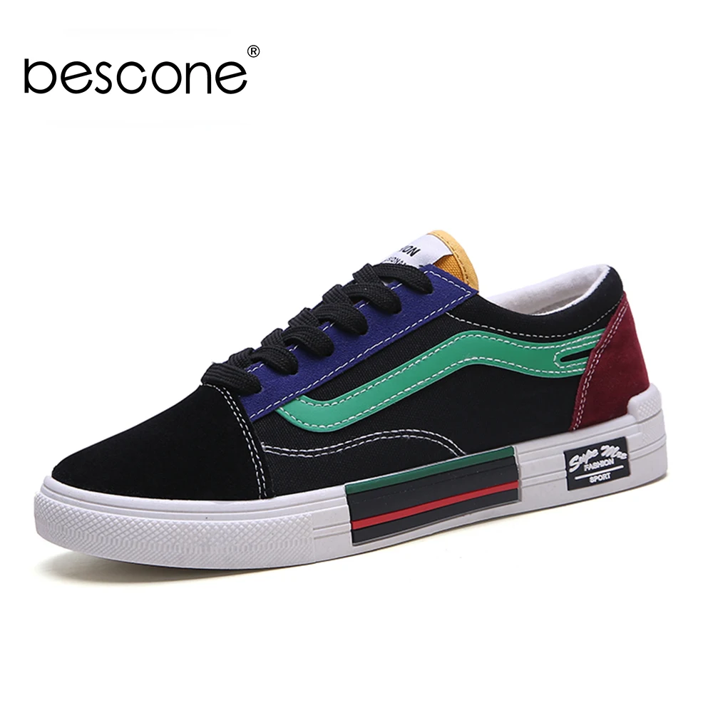 BESCONE/Мужские Спортивные Повседневные кроссовки сезон весна дышащая Обувь На