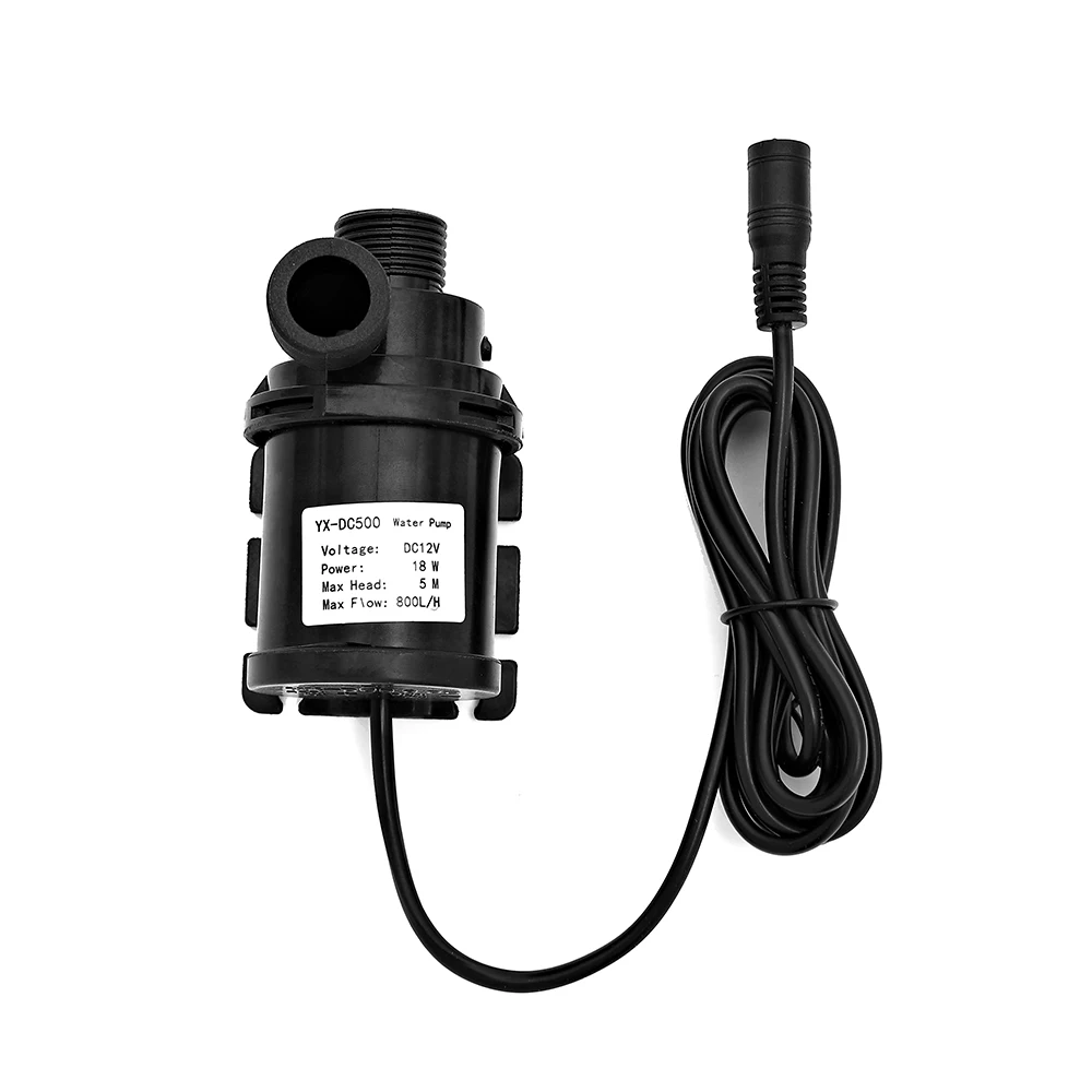 DC 12V/24V 800L/ч Портативный Миниатюрный бесщёточный электродвигатель ультра-тихий