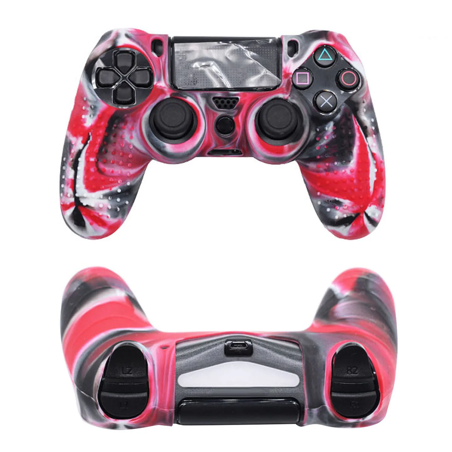 Защитный чехол Bevigac Camo для Sony PlayStation 4 PS4 мягкий силиконовый контроллера PS 4|Чехлы| |