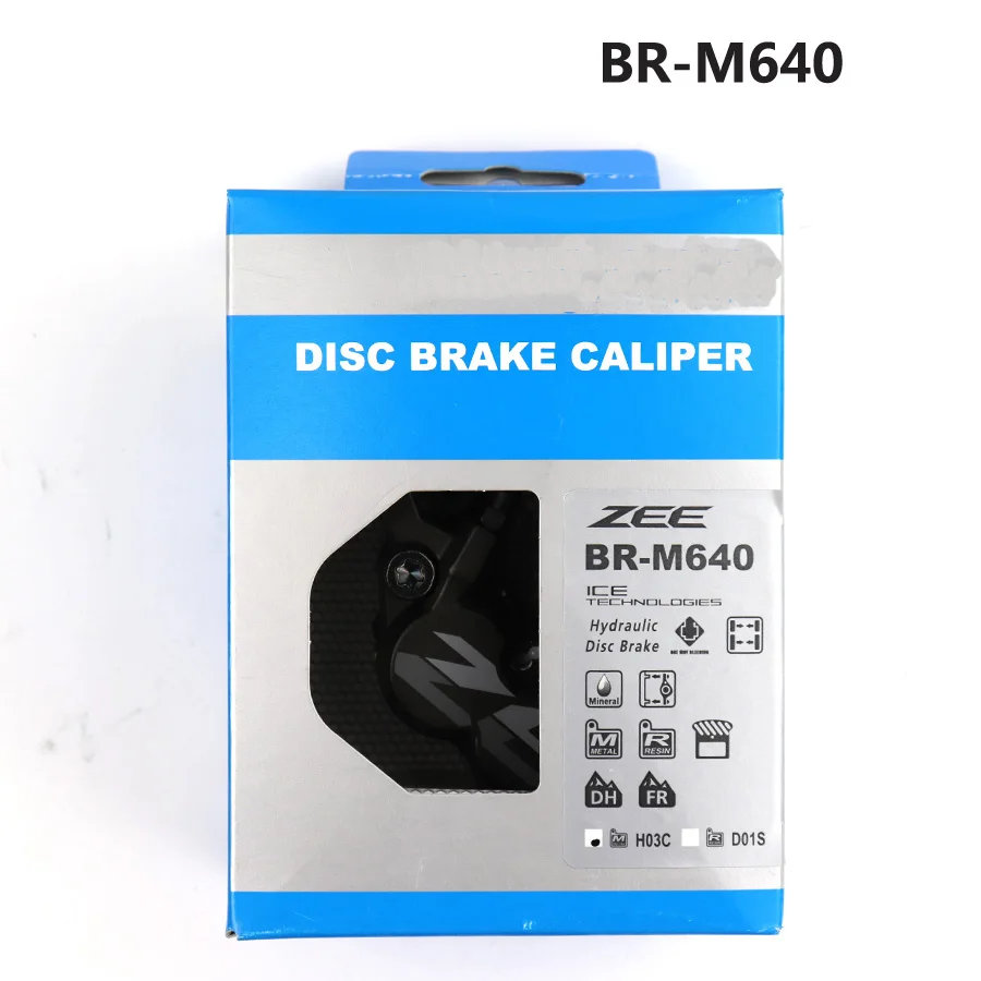SHIMANO ZEE BR-M640 велосипед MTB Гидравлический дисковый тормозной суппорт Смола оригинальная коробка запчасти для велосипеда