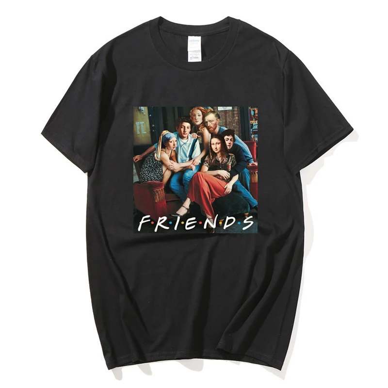 

new friend tv show the man women clothes t shirt Men t-shirt top tee shirts harajuku summer 90s tshirt streetwear