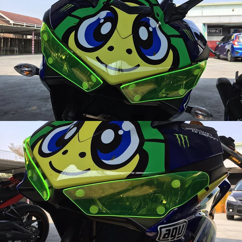 MTKRACING для YAMAHA R25 R3 Высококачественная Защитная крышка передней фары объектив