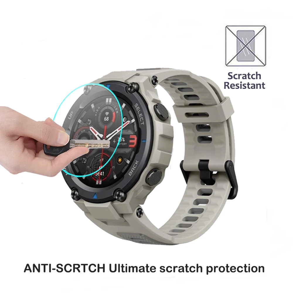 Защитное стекло 9H для смарт часов Huami AMAZFIT T Rex TRex Pro 2 шт.|Защита экрана| |