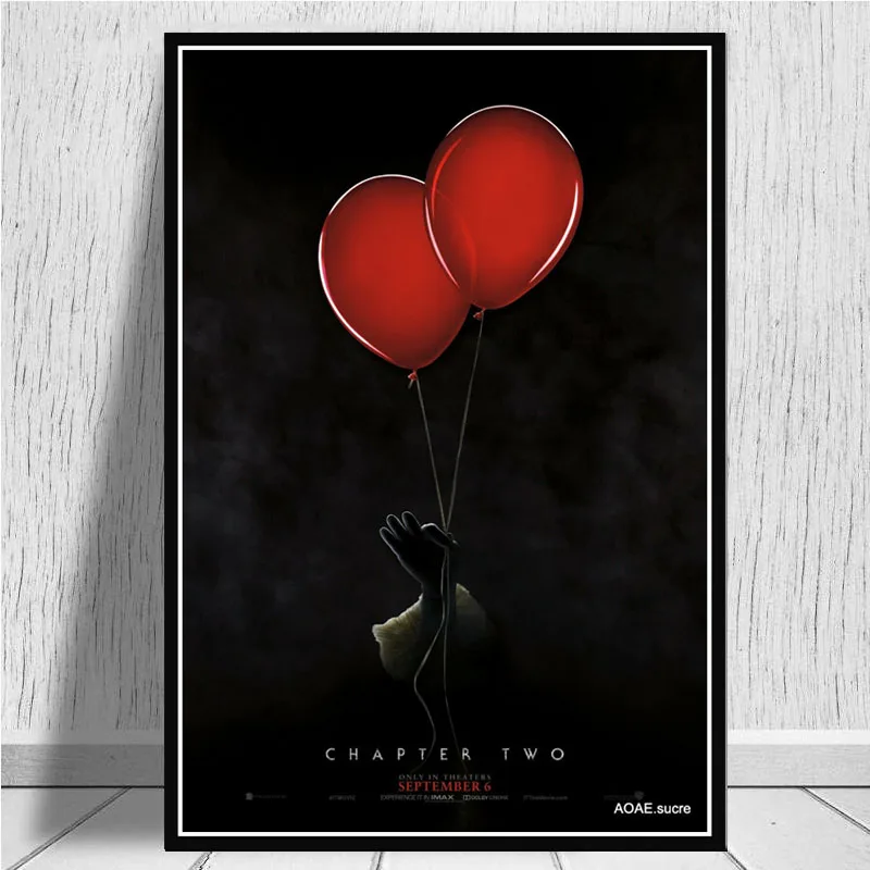 Фотообои с изображением страницы 2 Pennywise фильма ужасов II картина рисунком Картина