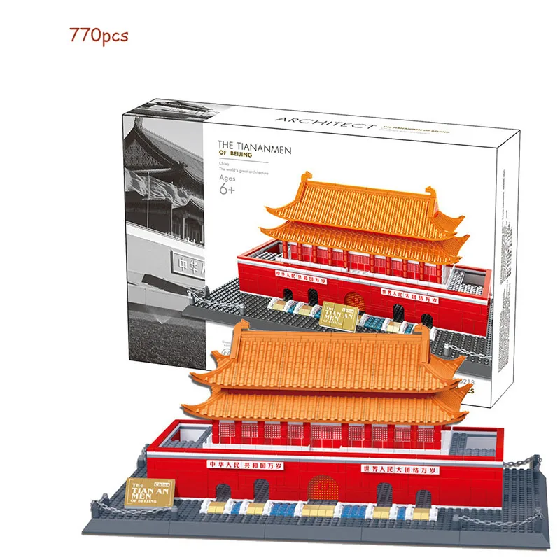 

Famous World's Architecture City Model Building Kit House Building Model Building Blocks Sets Toys for Children Gifts