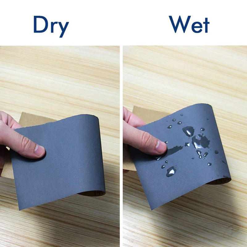 GTBL 56Pcs Wet Dry Sandpaper 120 To 5000 Grit Assortment Abrasive Paper Sheets for Automotive Sanding | Инструменты