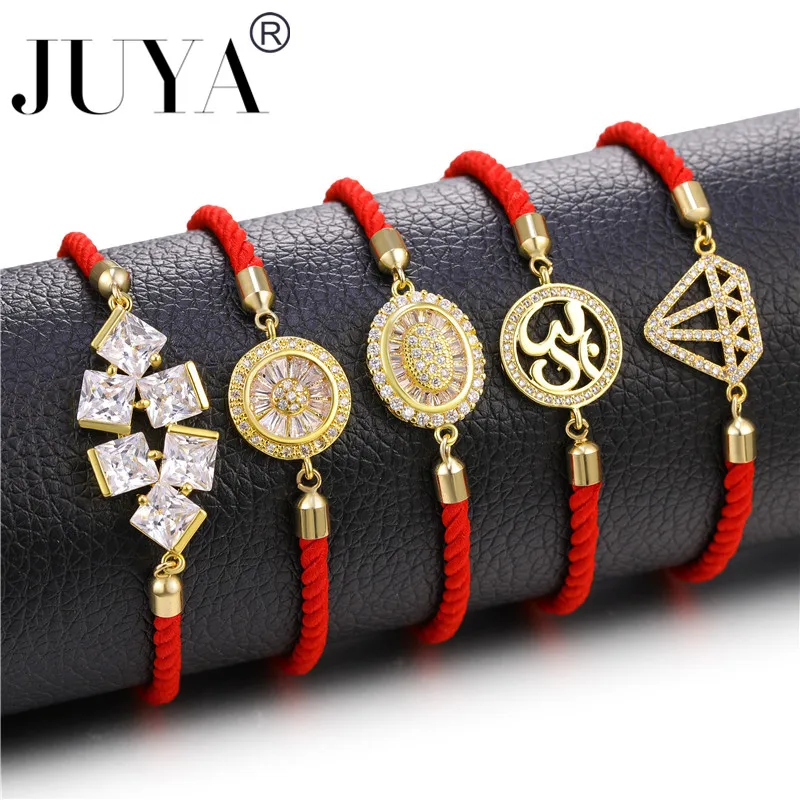 JUYA красные черные веревочные бусины браслеты с животными бабочки змея дракона
