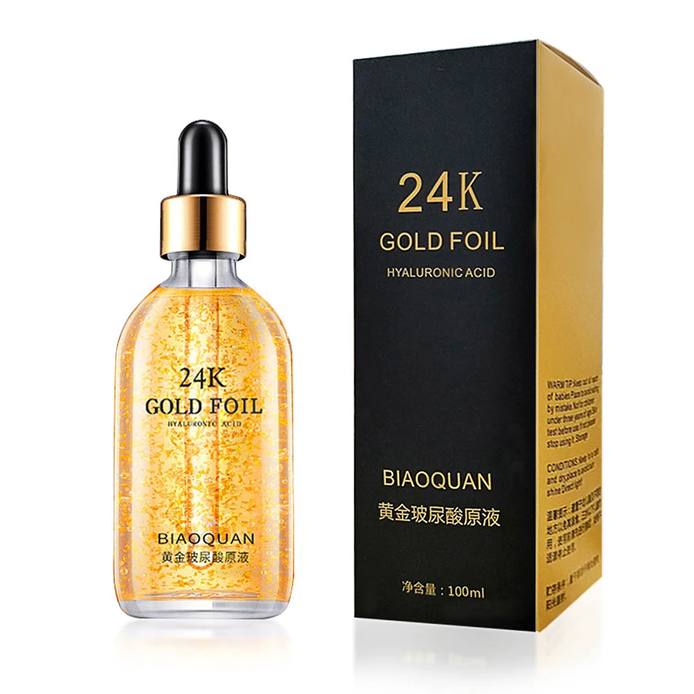 24k Gold Serum Hyaluronic Acid Nicotinamide Liquid Skin Care Products Facial Essence Beauty Face 30ml |
