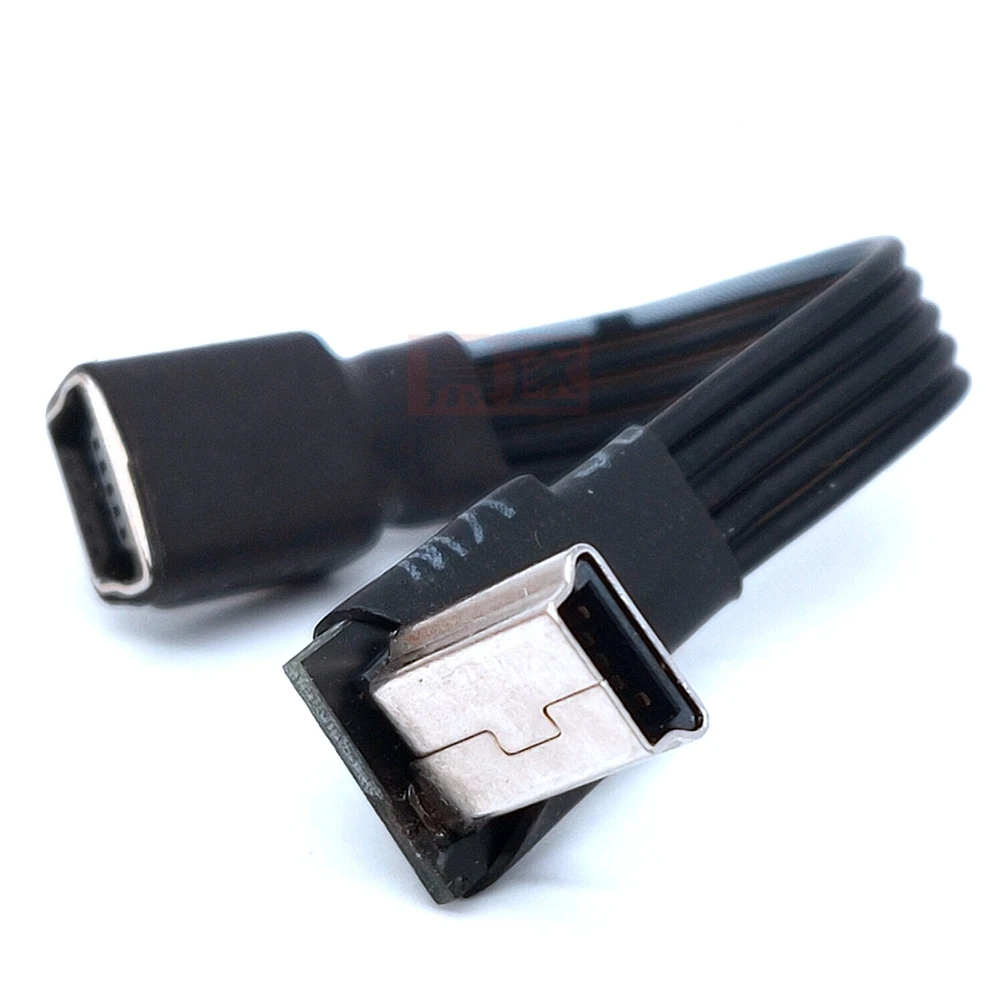 10 см 90 градусов 4 угла mini USB разъем к Mini B 5 контактный Штекерный Кабель адаптер 50 100